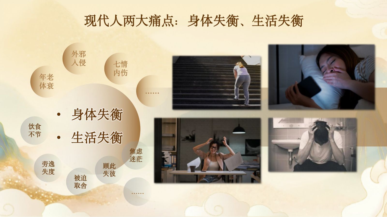 身体失衡 · 生活失衡