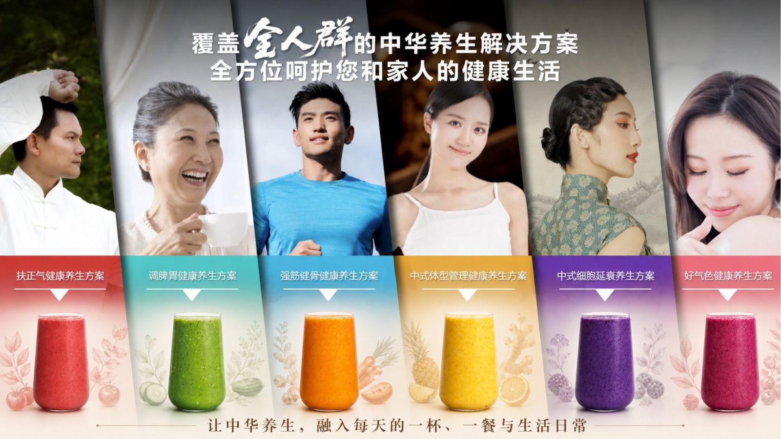 覆盖全家群的中华养生解决方案